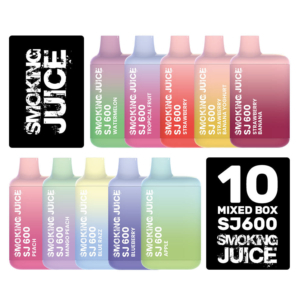 Smoking Juice SJ600 MIXBOX 10 Einweg E-Zigaretten mit fruchtigen Aromen online bestellen SmokingJuice24 Smoking Juice SJ600 MIXBOX 10 Einweg E-Zigaretten mit fruchtigen Aromen online bestellen SmokingJuice24